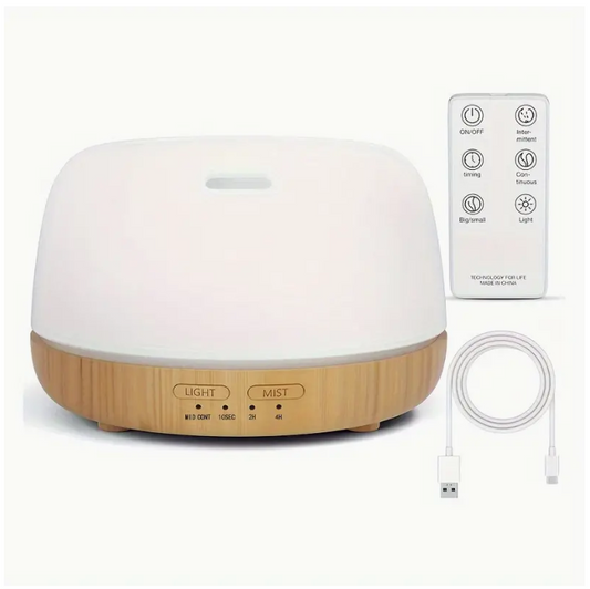 SerenityGlow Remote-Controlled Ultrasonic Aroma Diffuser