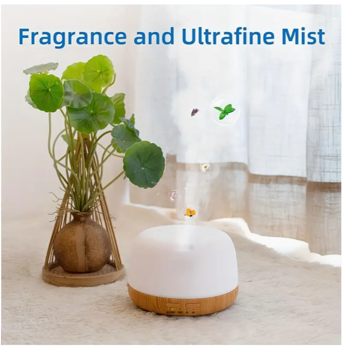 SerenityGlow Remote-Controlled Ultrasonic Aroma Diffuser