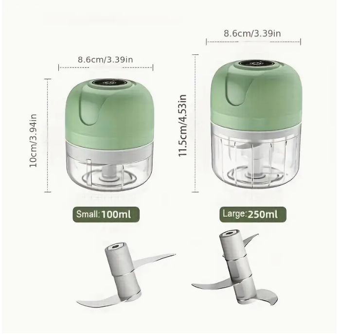 Home Wireless Mini Electric Onion and Garlic Shredder